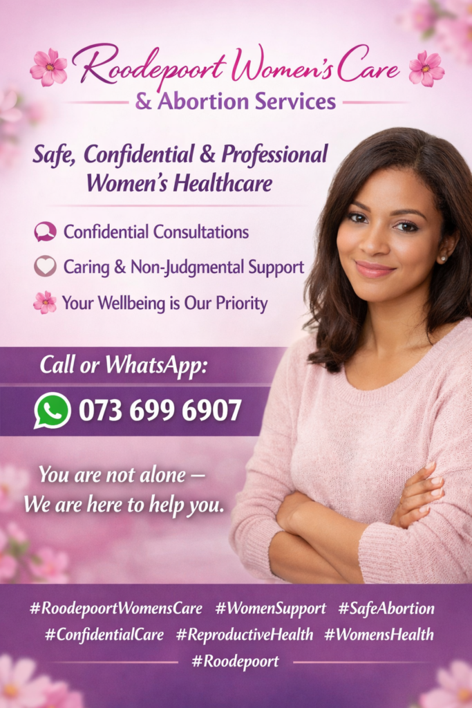 Same day abortion clinic in Roodepoort